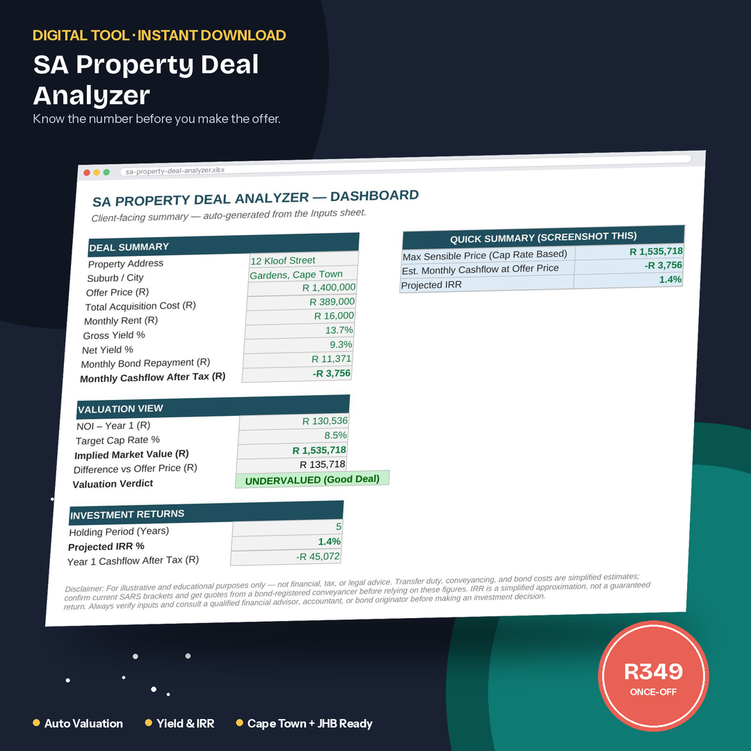 SA Property Deal Analyzer — Valuation Edition