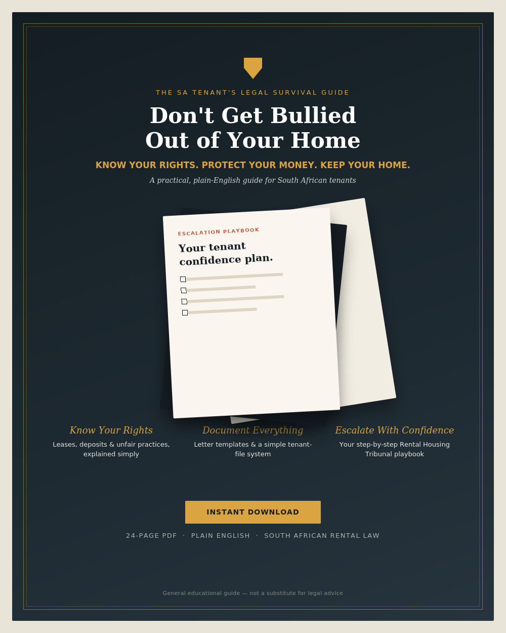Tenant Defence Pack