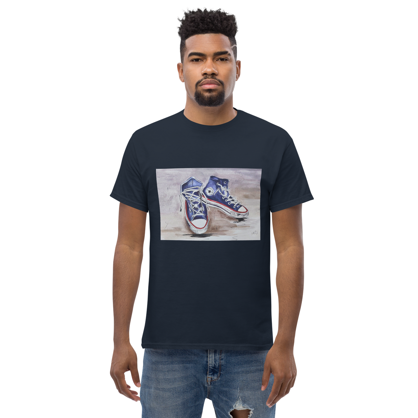 Hand Drawn Art graphic T-shirt
