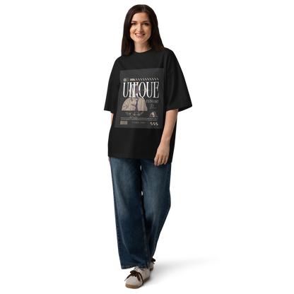 Black Oversized Graphic Tee