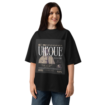 Black Oversized Graphic Tee